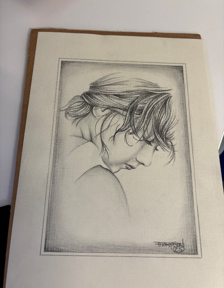 “Quiet Reflection” — Graphite Art Print