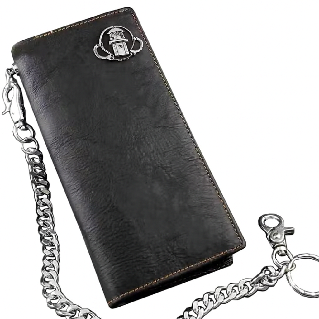 Bighouse Chain-Linked Leather Wallet